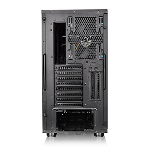 Rūdīta stikla Thermaltake Suppressor F31 - melns