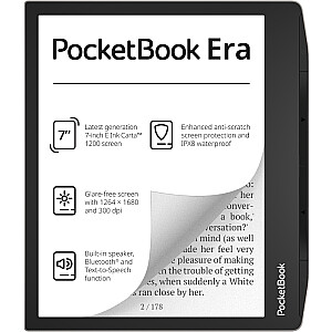 PocketBook 700 Era Silver e-lasītājs skārienekrāns 16 GB melns, sudrabs