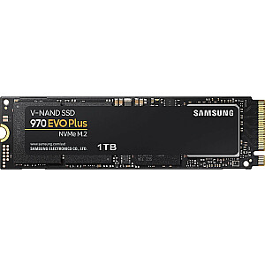 SSD diskdzinis Samsung 970 EVO Plus 1 TB M.2 2280 PCI-E x4 Gen3 NVMe (MZ-V7S1T0BW)