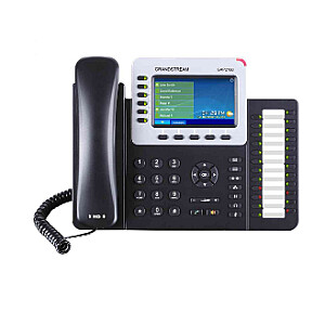 Grandstream Networks GXP-2160 IP telefons melns vadu TFT klausule 6 līnijas
