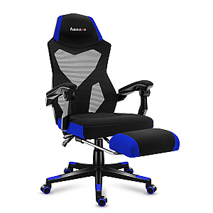 Huzaro Combat 3.0 spēļu krēsla tīkla sēdeklis, melns, zils