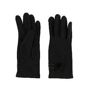 Cimdi sieviešu Acces Gloves Tassel black 333693-1