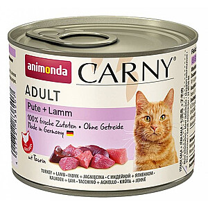 ANIMONDA Cat Carny Adult Tītars ar jēru - mitrā barība kaķiem - 200g