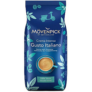 Movenpick coffee Crema Intensa Gusto Italiano kafijas pupiņas 1kg