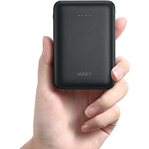 AUKEY PB-N66 Mini Powerbank Внешний аккумулятор 10000 мАч 2x USB-A 1x micro USB Черный
