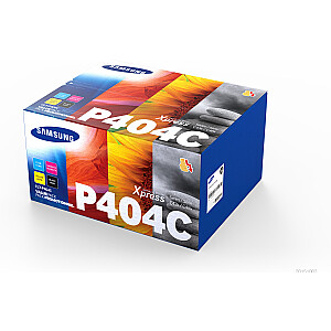 Samsung CLT-P404C tonera kasetnes, 4 gab. iepakota, melna, ciāna, fuksīna, dzeltena
