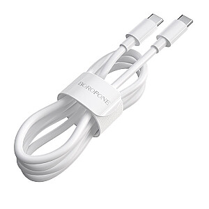 Кабель Borofone BX44 USB-C на USB-C 5A / 100W белый