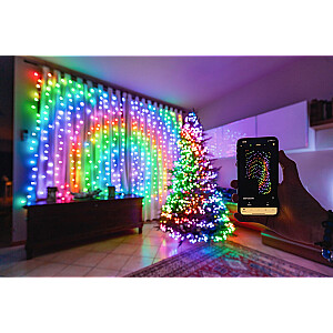 TWINKLY Curtain 210 (TWW210SPP-TEU) Интеллектуальные светодиодные светильники 210 LED RGB+W 2,1 м