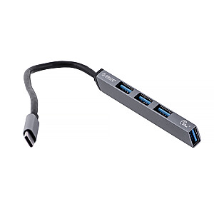 ORICO HUB USB-C 4XUSB-A 3.1 GEN1, 5Gb/s, alumīnijs