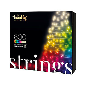 Smart Twinkly Strings 600 RGBW Ziemassvētku gaismas