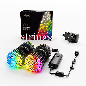 Smart Twinkly Strings 600 RGBW Ziemassvētku gaismas