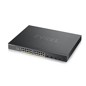 Zyxel XGS1930-28HP Managed L3 Gigabit Ethernet (10/100/1000) Power over Ethernet (PoE), черный