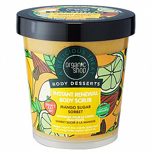 Organic Shop Body Desserts Mango Sugar Sorbet Body Scrub (W) 450ml
