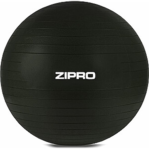 Zipro Anti-Burst 55cm melna vingrošanas bumba