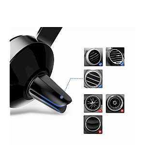 Ugreen gravity phone holder for air outlet gray (50564)