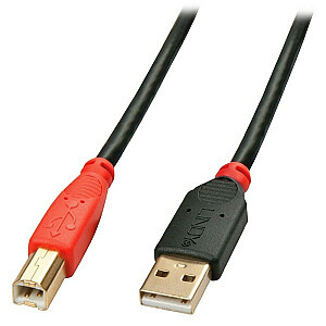 Lindy USB-A - USB-B Кабель USB 10 м Черный (42761)