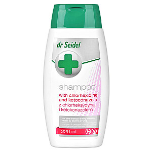 Dr. Seidel šampūns ar hlorheksidīnu un ketokonazolu 220 ml