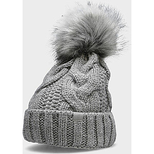 4f Зимняя шапка H4Z22-CAD010 Холодный светло-серый меланж R.S