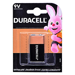 Duracell 6LR61 Одноразовая батарейка 9 В Щелочная