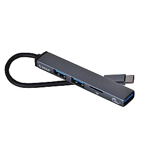 ORICO HUB USB-C 3X USB-A, MICROSD LASĪTĀJS, 5 Гбит/с