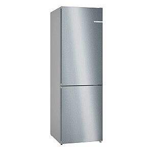 Холодильник с морозильной камерой Bosch Serie 4 KGN362IDF Отдельностоящий 321 L D Нержавеющая сталь