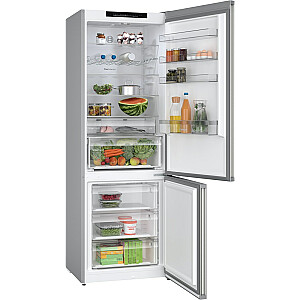 Холодильник с морозильной камерой Bosch Serie 4 KGN492IDF Отдельностоящий 440 L D Нержавеющая сталь