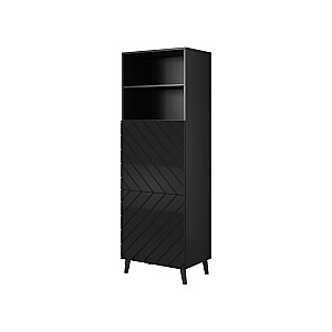 Шкаф ABETO 60x40x176,5 см черный глянец/черный