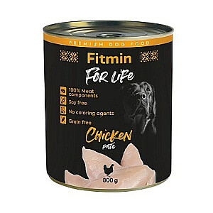 FITMIN for Life Vistas pastēte - Mitrā suņu barība - 800g