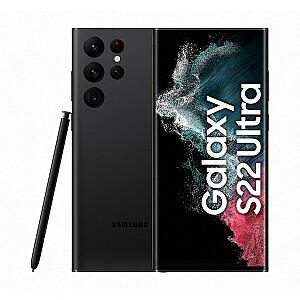 Samsung Galaxy S22 Ultra SM-S908B 17,3 cm (6,8 collas) ar divām SIM kartēm Android 12 5G C tipa USB 12 GB 512 GB 5000 mAh, melns