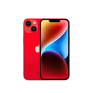 Apple iPhone 14 15,5 cm (6,1 collas) ar divām SIM kartēm iOS 16 5G 128 GB, sarkana