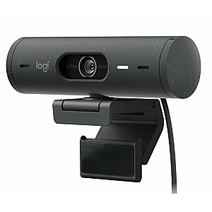Tīmekļa kamera Logitech Brio 500 Graphite (960-001422)