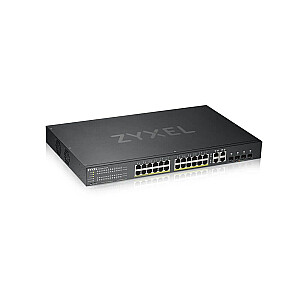 Zyxel GS1920-24HPV2 Managed Gigabit Ethernet (10/100/1000) Power over Ethernet (PoE), черный
