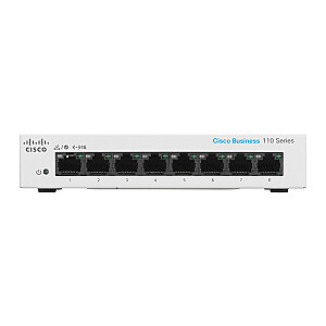 Cisco CBS110 nepārvaldīts L2 gigabitu Ethernet (10/100/1000) pelēks