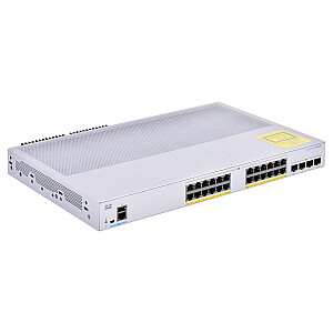 Сетевой коммутатор Cisco CBS250-24P-4G-EU Управляемый L2/L3 Gigabit Ethernet (10/100/1000), серебристый
