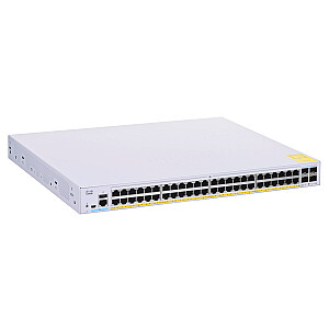 Сетевой коммутатор Cisco CBS250-48P-4G-EU Управляемый L2/L3 Gigabit Ethernet (10/100/1000), серебристый