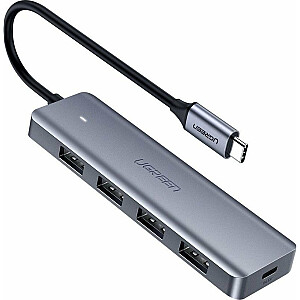 USB centrmezgls Ugreen 1x microUSB + 4x USB-A 3.0 (UGR293)