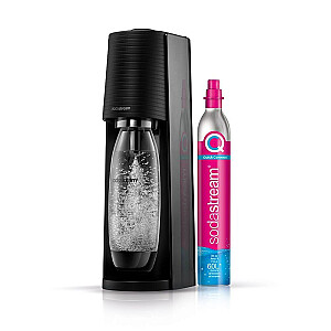 Ražotāja ūdens SodaStream Terra Black +2 pudeles