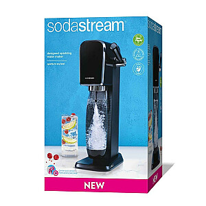 Ražotāja ūdens SodaStream Terra Black +1 pudele