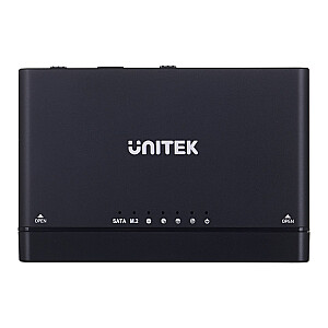 UNITEK S1222A USB 3.2 SATA 2.5/3.5' & M.2 PCIE/NVME kabeļa adapteris melns