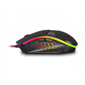 Mars Gaming MM116 Spēļu Datora Pele ar 7 LED RGB Gaismām 3200 DPI USB Melna