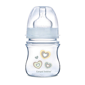 CANPOL BABIES Антиколиковая бутылочка с широким горлышком Easy Start Newborn 120мл 35/216_bei