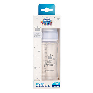 Canpol babies plata kakla antikoliku pudelīte Anti-colic  240ml PP Easy Start ROYAL BABY 35/234_blu