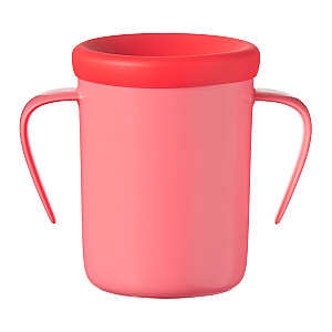 Чашка TOMMEE TIPPEE с ручками EASI-FLOW 360, 6 м+, красная, 44720512