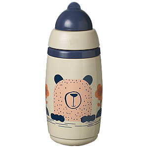 TOMMEE TIPPEE thermos-krūzīte INSULATED STRAW 266ml, 12m+, grey, 447824