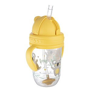 CANPOL BABIES Обучающая чашка EXOTIC ANIMALS, 6 м+, 270мл, желтая, 56/606_желтый