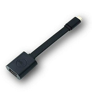 DELL USB-C - USB-A 3.0 Кабель USB 0,131 м Черный