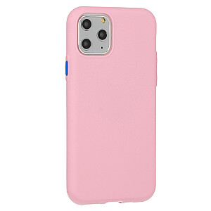 Fusion Solid Case Силиконовый чехол для Apple iPhone 12 / 12 Pro Розовый