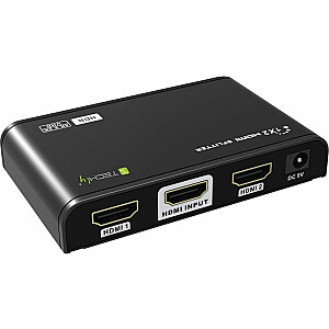 Techly Techly HDMI2.0 Разветвитель 4K 2 порта, HDR, 4K2K 60 Гц