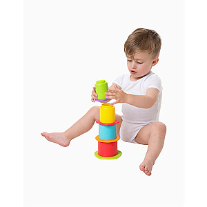 Игрушка для ванной PLAYGRO Chewy Stack and Nest Cups, 187253