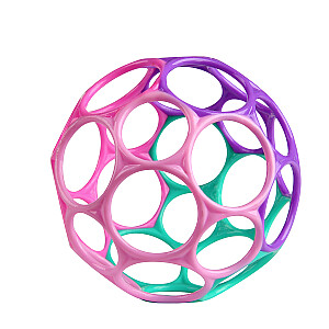 Классический мяч OBALL, розовый/фиолетовый, 12289